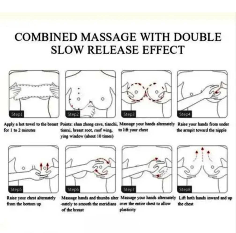 Brazilian breast Oil for sagging Breasts | Bust Tightening Shape & Size up Toning Massage Oil Quick Lifting Firming Breast Enhancement Oil